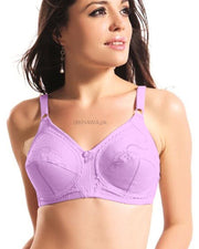 Citin Bra - Flourish - Pink Bra - Non Padded & Non Wired Bra - Minimizer Bra