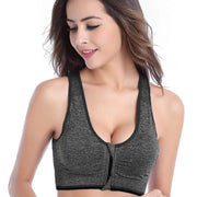 Zip Up Wirefree Sports Bra - Branded Sports Bra - Bras - diKHAWA Online Shopping in Pakistan