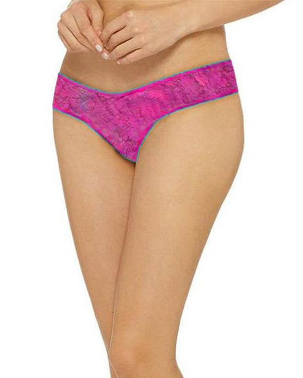 Net Sexy Panty Thong - Hot Pink - Panty - diKHAWA Online Shopping in Pakistan