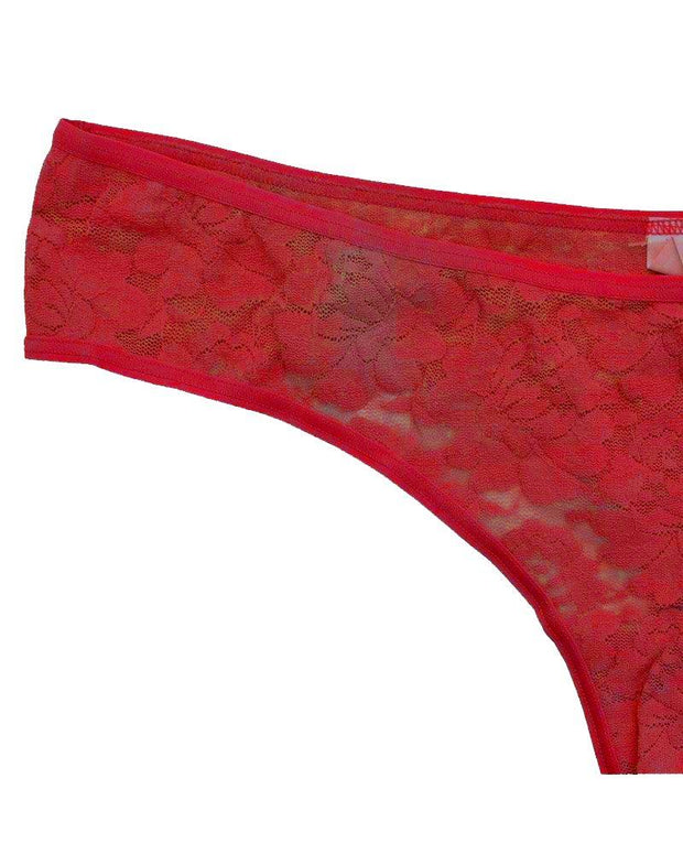 Net Sexy Panty Thong - Red - Panty - diKHAWA Online Shopping in Pakistan