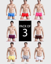 Pack of 3 - Ck Mens Boxers - Colourful - Breathable Mens Boxers