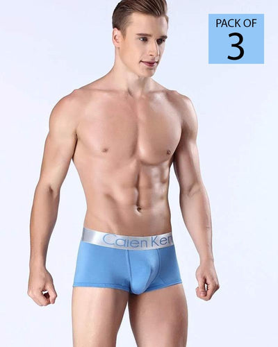 Pack of 3 - Ck Mens Boxers - Colourful - Breathable Mens Boxers