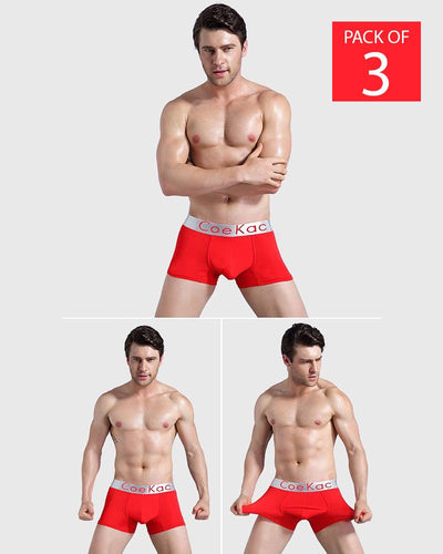 Pack of 3 - Ck Mens Boxers - Colourful - Breathable Mens Boxers