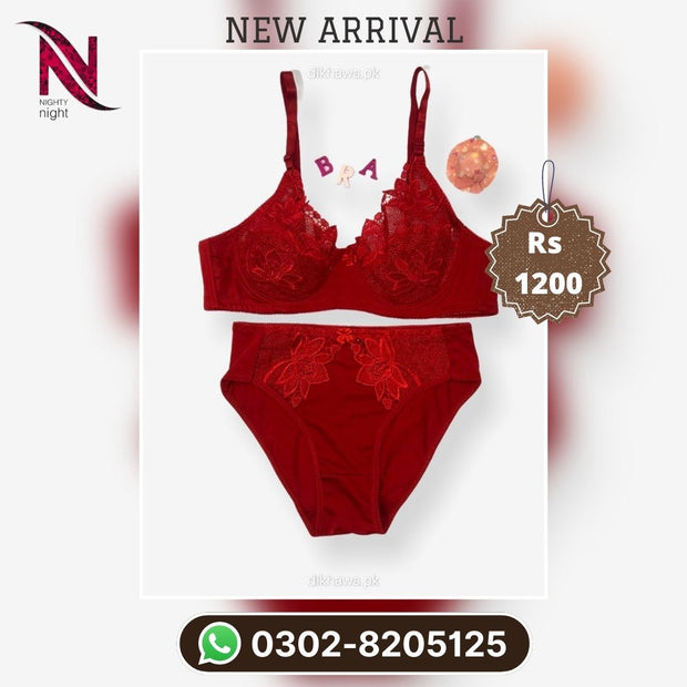 Buy Imported Best Quality Front Open Padded Bras & Pantey Set for Women/Girls  at Lowest Price in Pakistan