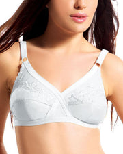 Cotton Cross Bra - Flourish - Blue