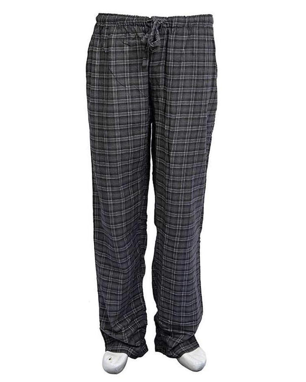Pack of 2 - Men's Cotton Check Pajama - Cotton Yarn Dyed Flannel Men's Pajama MF-01