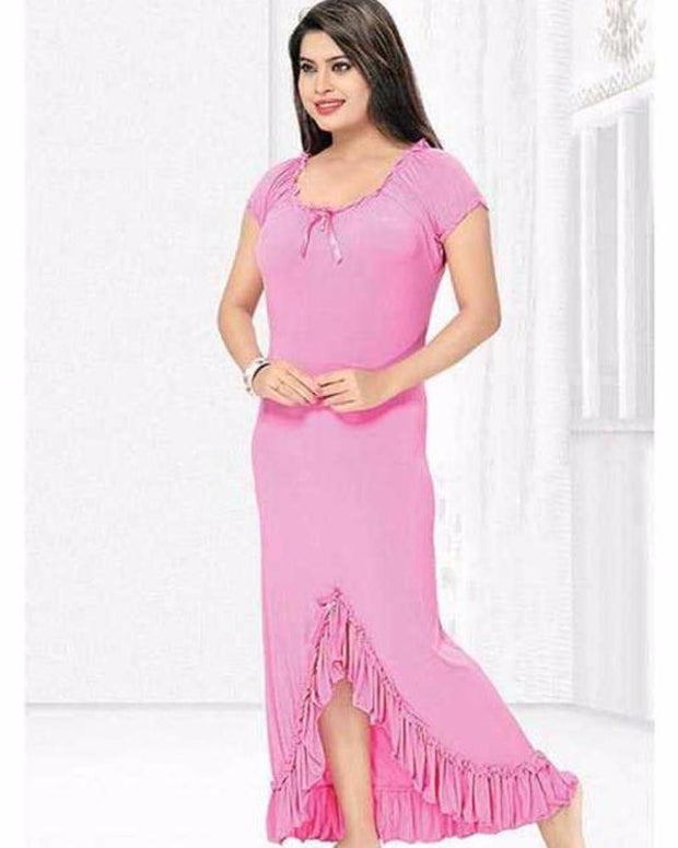 Pink Nighty - FL-0038 - Flourish Nightwear