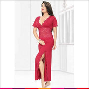 Red Nighty - FL-0042 - Flourish Nightywear - Nighty - diKHAWA Online Shopping in Pakistan