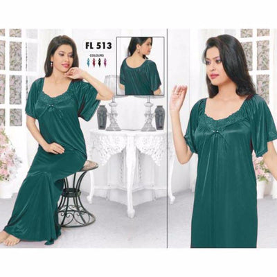 Flourish Nightwear - FL-513 - Nighty - diKHAWA Online Shopping in Pakistan