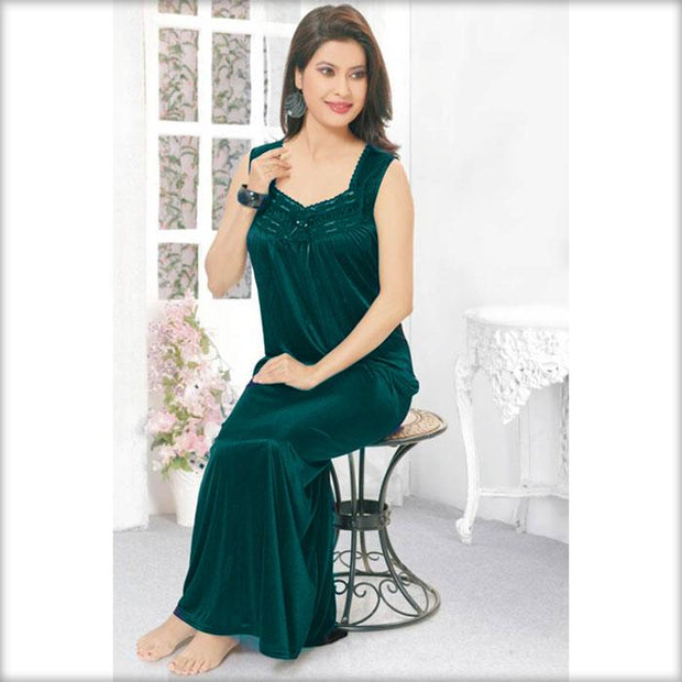 Nighty - FL-522 - Flourish Nightwear -  - diKHAWA Online Shopping in Pakistan