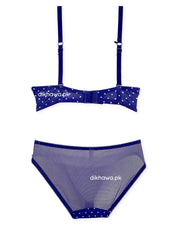 Victoria's Secret - Pushup Bra Panty Set - Polka Dotted Seamless Bra