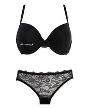 Victoria's Secret - Pushup Soft Padded Bra Panty Set - Plain Bra