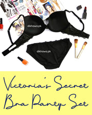 Victoria's Secret - Pushup Soft Padded Bra Panty Set - Plain Bra