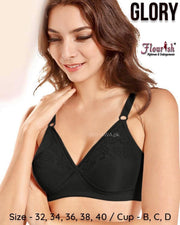 Glory Bra - Flourish Bra - Satin Silk Bra - Non Padded Non Wired Bra
