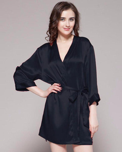 Black - 100% Polyester Satin Gown - GWN 11 BK - Ladies Gown - diKHAWA Online Shopping in Pakistan