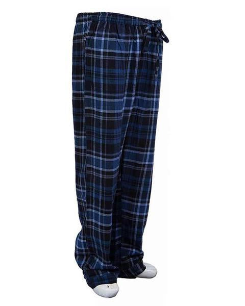 Pack of 2 - Men's Cotton Check Pajama - Cotton Yarn Dyed Flannel Men's Pajama MF-02