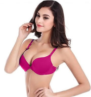 Hot Pink Bribal Seamless Front Open Push Up Bra - 2018 Collection