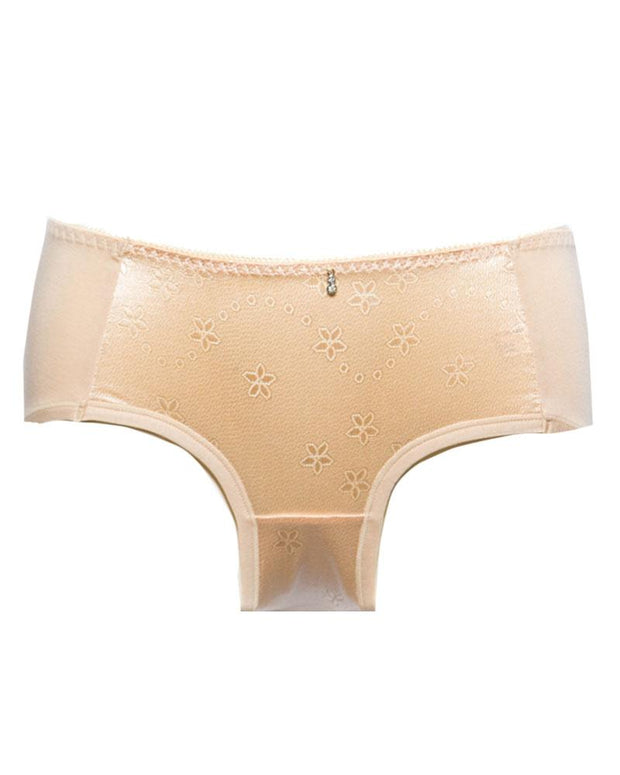 Pack of 5 - Embroidered Cotton Panty For Women
