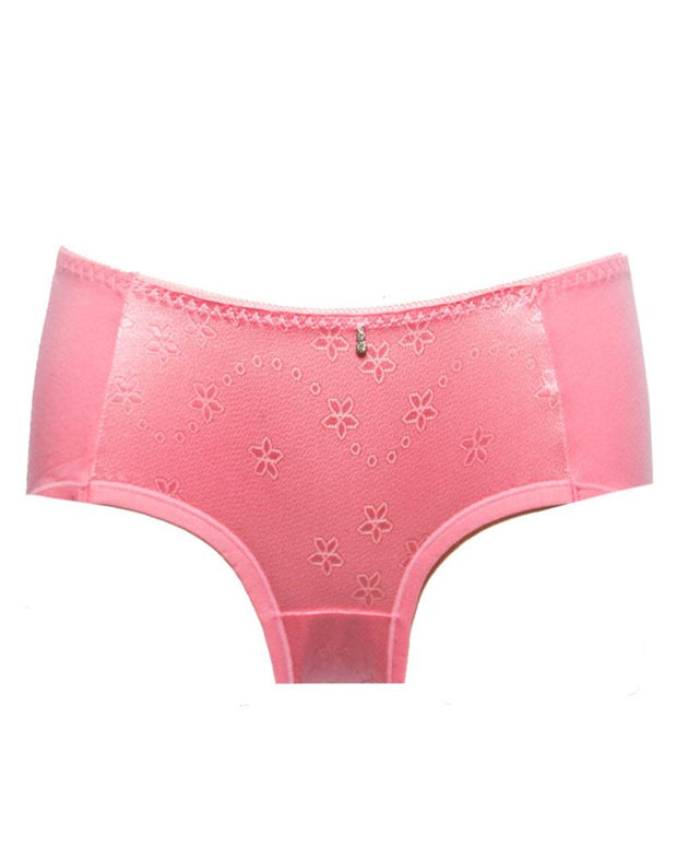 Pack of 5 - Embroidered Cotton Panty For Women