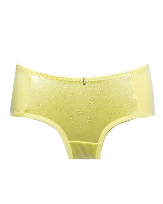 Pack of 3 - Embroidered Cotton Panty For Women-KN335
