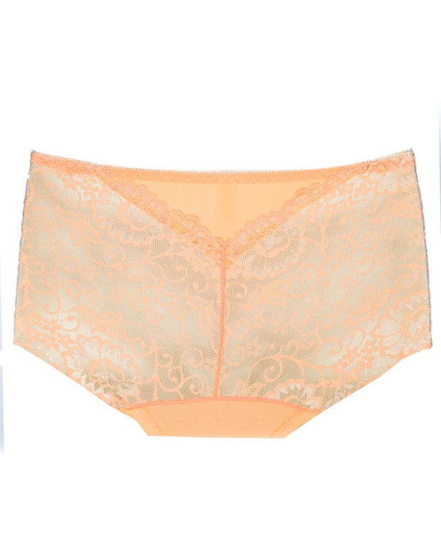 Pack of 5 - Embroidered Cotton Net Panty For Women
