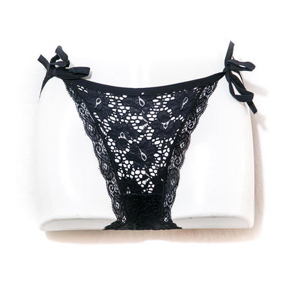 Black Women's Underwear Sexy Lingerie Lace Bikini Panty Hipster - Panty - diKHAWA Online Shopping in Pakistan