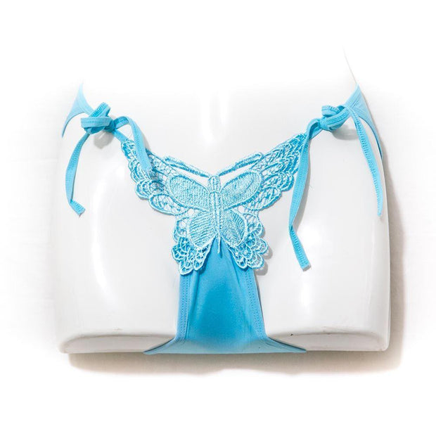 Sky Blue Butterfly Bikini Lingerie For Women - Panty - diKHAWA Online Shopping in Pakistan