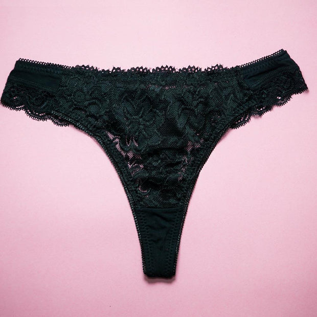 Pack of 3 Panty - Ladies Flower Design Cotton Net Panty