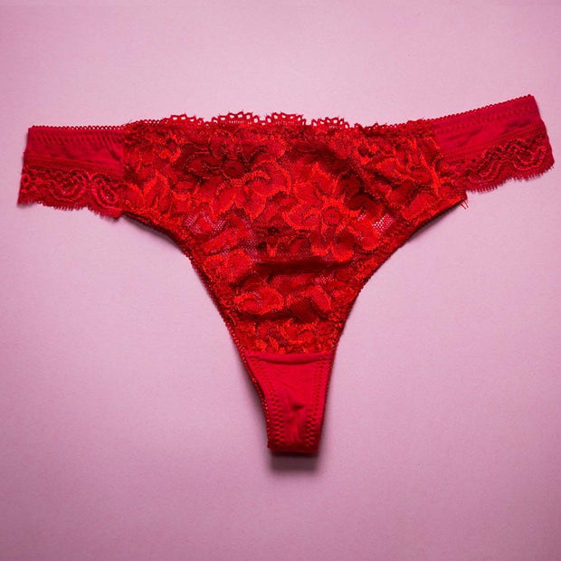 Pack of 3 Panty - Ladies Flower Design Cotton Net Panty