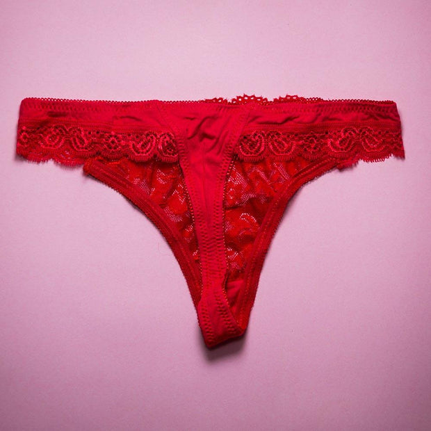 Pack of 3 Panty - Ladies Flower Design Cotton Net Panty