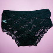 Pack of 3 Mix Design Net Panty - Women Mix Design Net With Lace Panty