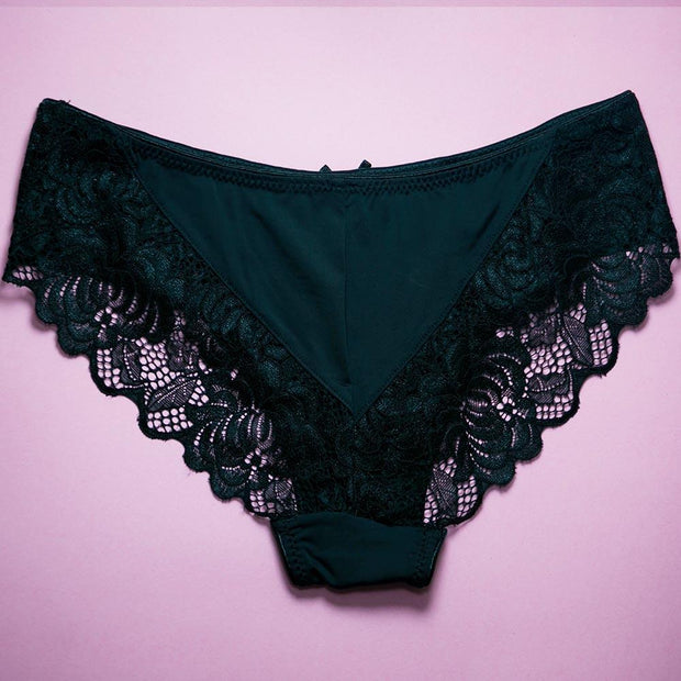 Pack of 3 Net Panty - Women Black Net Panty