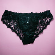 Pack of 3 Net Panty - Women Black Net Panty