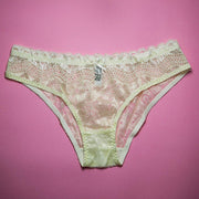 Pack of 3 Mix Design Net Panty - Women Mix Design Net With Lace Panty