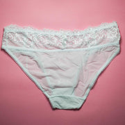 Pack of 3 - Fancy Panties For Women - Black, Skin, White