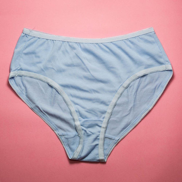 Pack of 3 - Plain Soft Cotton Panties For Women - FL-517