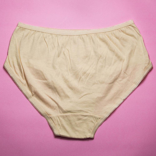 Pack of 3 - Plain Soft Cotton Panty For Women - FL-517