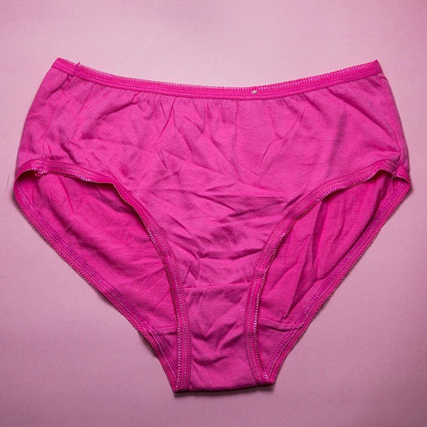 Pack of 3 - Plain Soft Cotton Panty For Women - FL-517