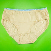 Pack of 3 - Cotton Full Briefs Ultra Soft - Flourish Plain Cotton Panty - FL-514