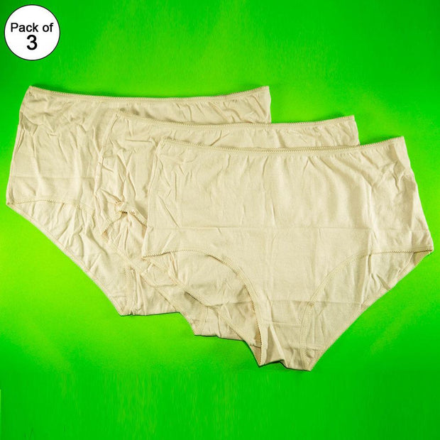 Pack of 3 - Full Briefs - Flourish Cotton Panty - FL-512