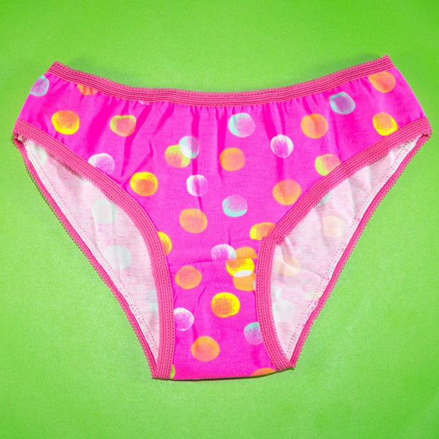 Pack of 5 - Mini Briefs 100% Cotton - Flourish Mix Designs Cotton Panty - 5387