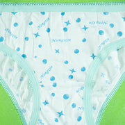 Pack of 5 - Mini Briefs 100% Cotton - Flourish Mix Designs Cotton Panty - 5387