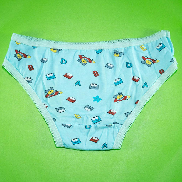 Pack of 5 - Mini Briefs 100% Cotton - Flourish Mix Designs Cotton Panty - 5387