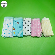 Pack of 5 - Mini Briefs 100% Cotton - Flourish Mix Designs Cotton Panty - 5387