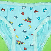 Pack of 5 - Mini Briefs 100% Cotton - Flourish Mix Designs Cotton Panty - 5387