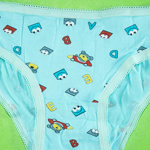 Pack of 5 - Mini Briefs 100% Cotton - Flourish Mix Designs Cotton Panty - 5387