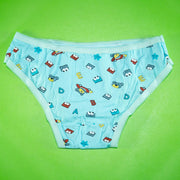 Pack of 5 - Mini Briefs 100% Cotton - Flourish Mix Designs Cotton Panty - 5387