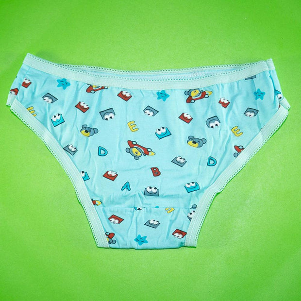 Pack of 5 - Mini Briefs 100% Cotton - Flourish Mix Designs Cotton Panty - 5387