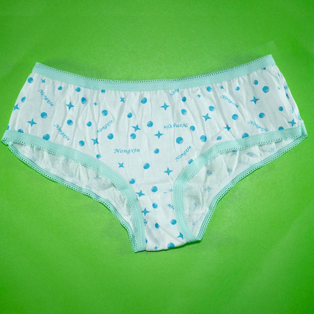 Pack of 5 - 100% Cotton Mini Briefs - Flourish Mix Designs Cotton Panty - 5388