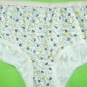 Pack of 5 - 100% Cotton Mini Briefs - Flourish Mix Designs Cotton Panty - 5388